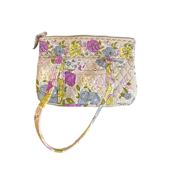 Vera Bradley RETIRED PATTERN Watercolor Quilted Zip Top Small Tote - Picture 1 of 11